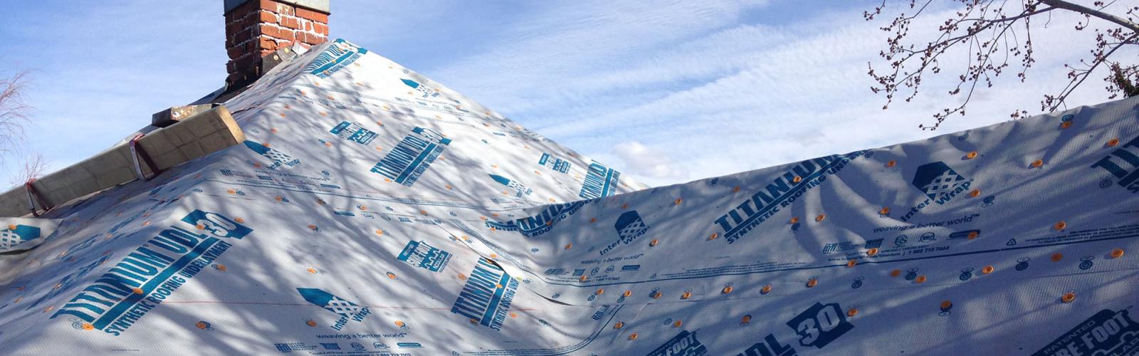 Titanium underlayment on