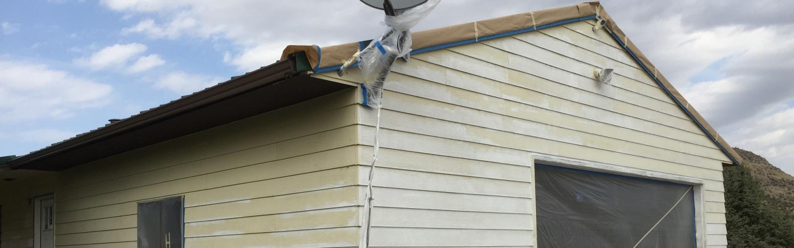 Exterior scraping and priming prep